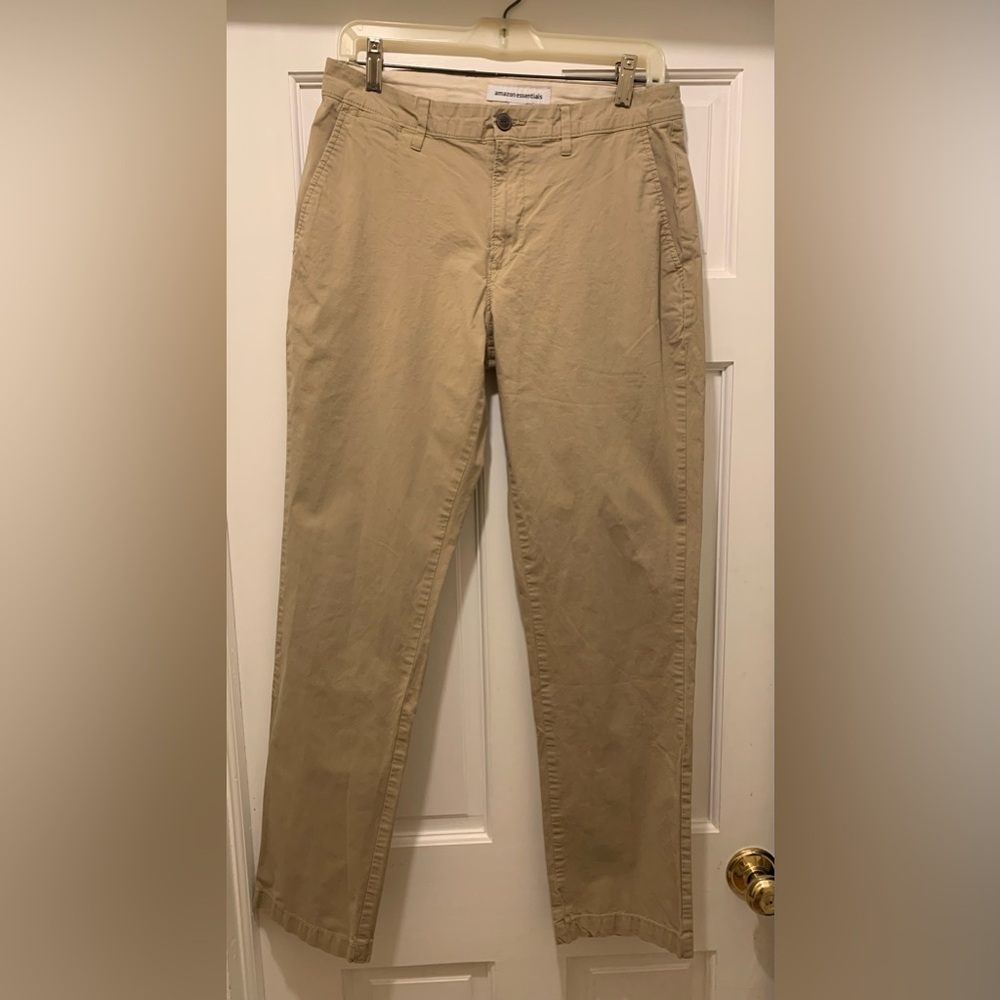 SOLD Amazon Essentials Men’s Athletic-Fit Lightweight Stretch Khaki Pants